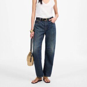 Madewell Darted Barrel-Leg Jeans in Danver Wash – Size 27P – NWT